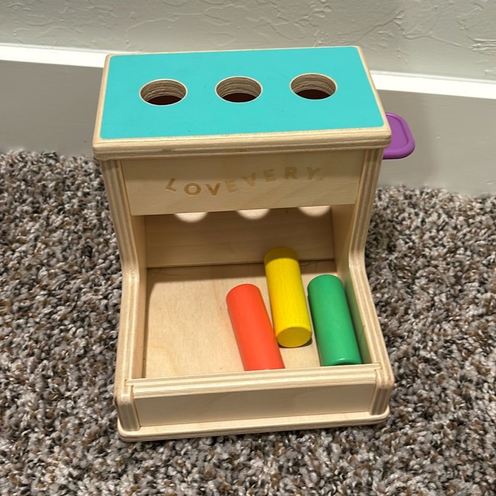 LOVEVERY Wooden Peg Drop